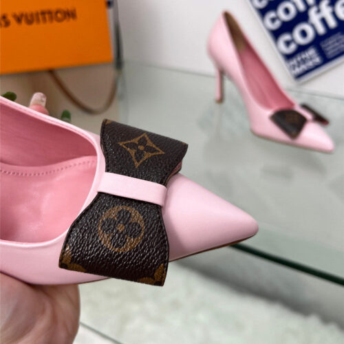High Quality Luxury Louis Vuitton Bow High Heels – Style 23363 product detail