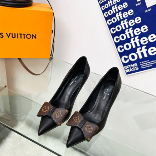 High Quality Luxury Louis Vuitton Bow High Heels – Style 05859 product detail