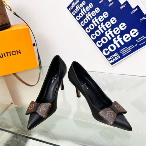 High Quality Luxury Louis Vuitton Bow High Heels – Style 05859 product detail