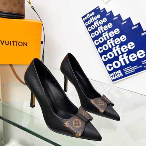 High Quality Luxury Louis Vuitton Bow High Heels – Style 05859 product detail