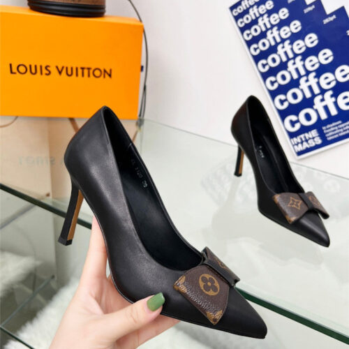 High Quality Luxury Louis Vuitton Bow High Heels – Style 05859 alternate view