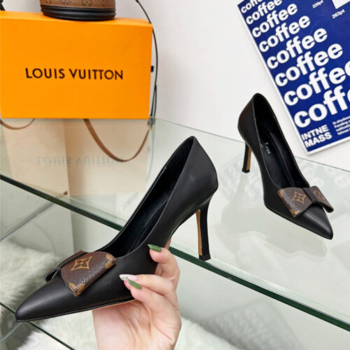 High Quality Luxury Louis Vuitton Bow High Heels – Style 05859 product detail