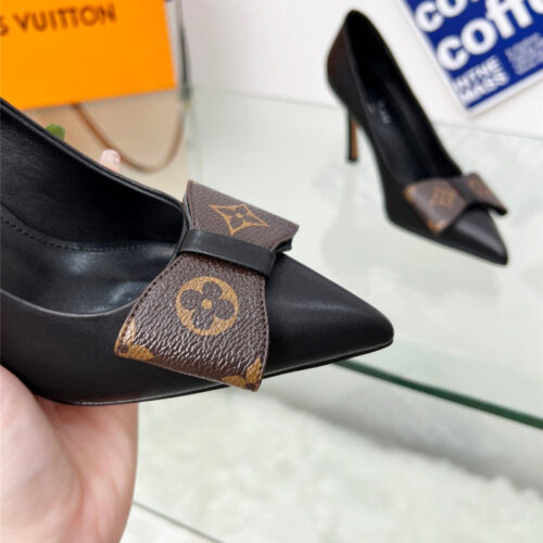 High Quality Luxury Louis Vuitton Bow High Heels – Style 05859 product detail