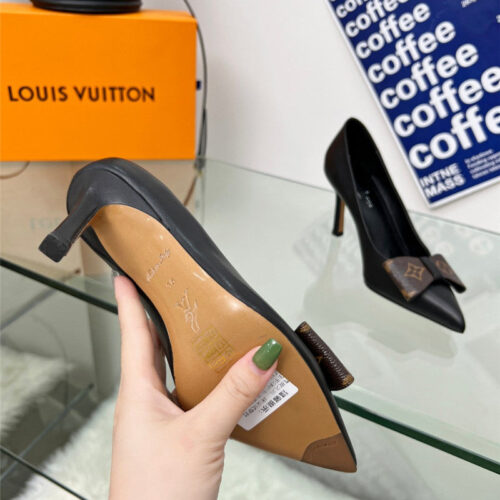 High Quality Luxury Louis Vuitton Bow High Heels – Style 05859 product detail