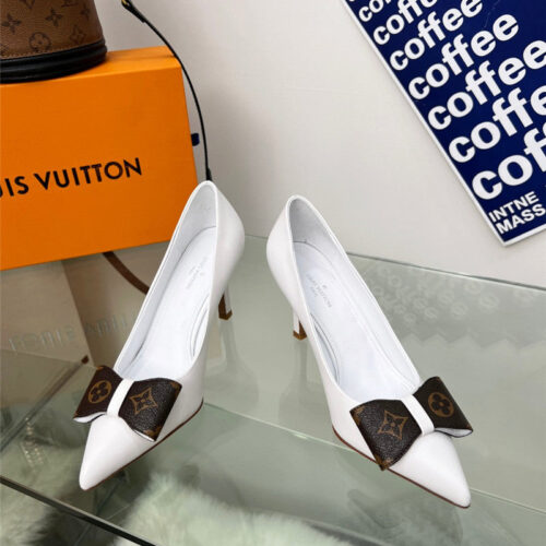 High Quality Luxury Louis Vuitton Bow High Heels – Style 64611 product detail