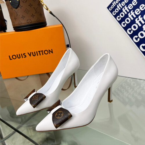 High Quality Luxury Louis Vuitton Bow High Heels – Style 64611