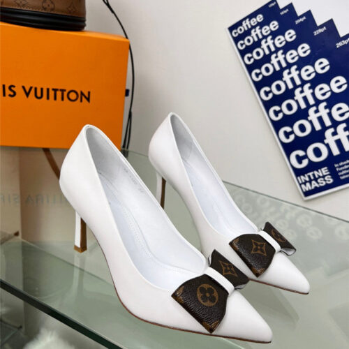 High Quality Luxury Louis Vuitton Bow High Heels – Style 64611 product detail