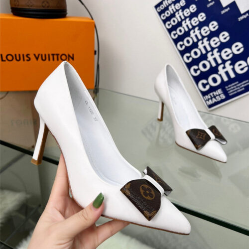 High Quality Luxury Louis Vuitton Bow High Heels – Style 64611 product detail