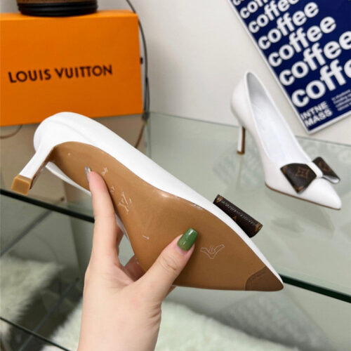 High Quality Luxury Louis Vuitton Bow High Heels – Style 64611 product detail