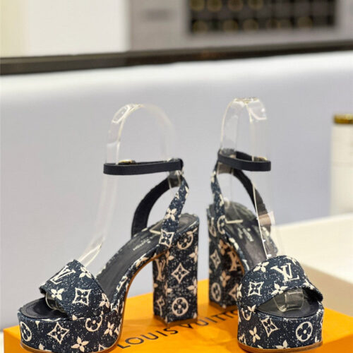 High Quality Luxury Louis Vuitton High Imitation Platform High Heel Sandals – Style 34243 product detail