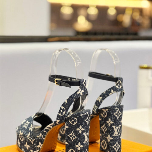 High Quality Luxury Louis Vuitton High Imitation Platform High Heel Sandals – Style 34243 product detail