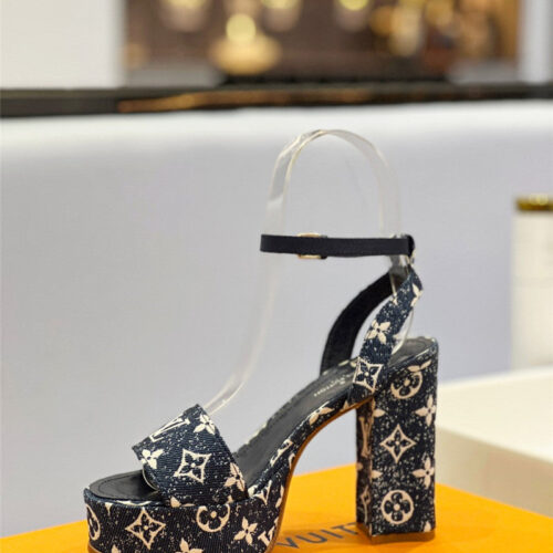 High Quality Luxury Louis Vuitton High Imitation Platform High Heel Sandals – Style 34243 product detail