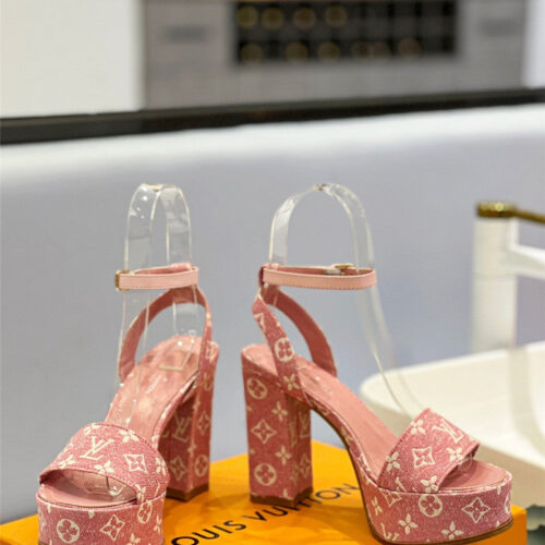 High Quality Luxury Louis Vuitton High Imitation Platform High Heel Sandals – Style 63619 product detail