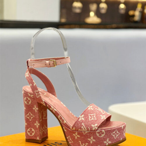 High Quality Luxury Louis Vuitton High Imitation Platform High Heel Sandals – Style 63619 product detail