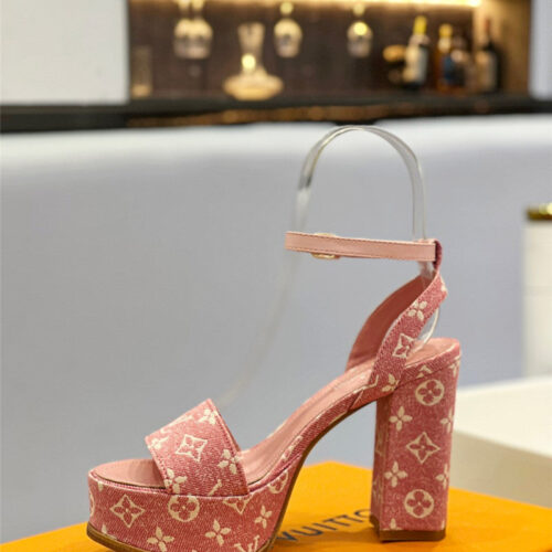 High Quality Luxury Louis Vuitton High Imitation Platform High Heel Sandals – Style 63619 product detail