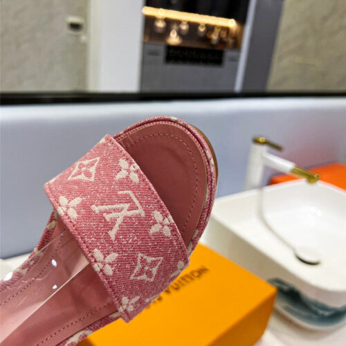 High Quality Luxury Louis Vuitton High Imitation Platform High Heel Sandals – Style 63619 product detail