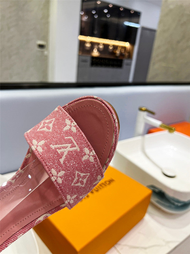 High Quality Luxury Louis Vuitton High Imitation Platform High Heel Sandals – Style 63619 product detail