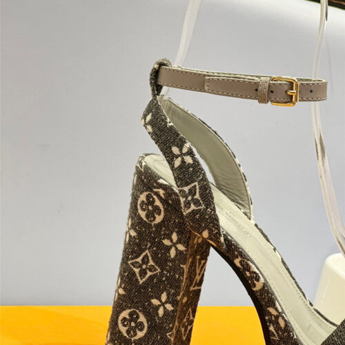 High Quality Luxury Louis Vuitton High Imitation Platform High Heel Sandals – Style 98083 product detail