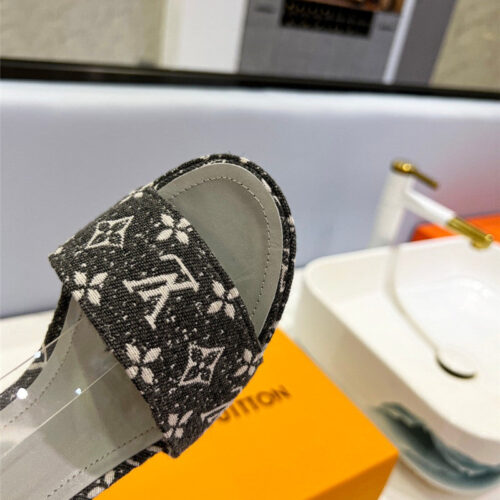 High Quality Luxury Louis Vuitton High Imitation Platform High Heel Sandals – Style 98083 product detail