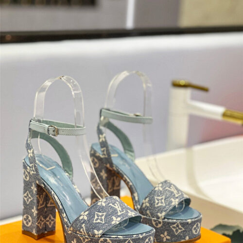 High Quality Luxury Louis Vuitton High Imitation Platform High Heel Sandals