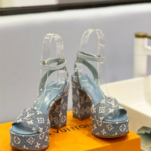 High Quality Luxury Louis Vuitton High Imitation Platform High Heel Sandals product detail