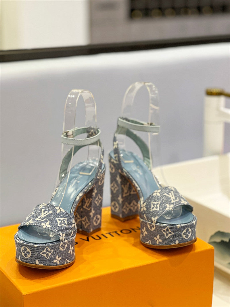 High Quality Luxury Louis Vuitton High Imitation Platform High Heel Sandals product detail