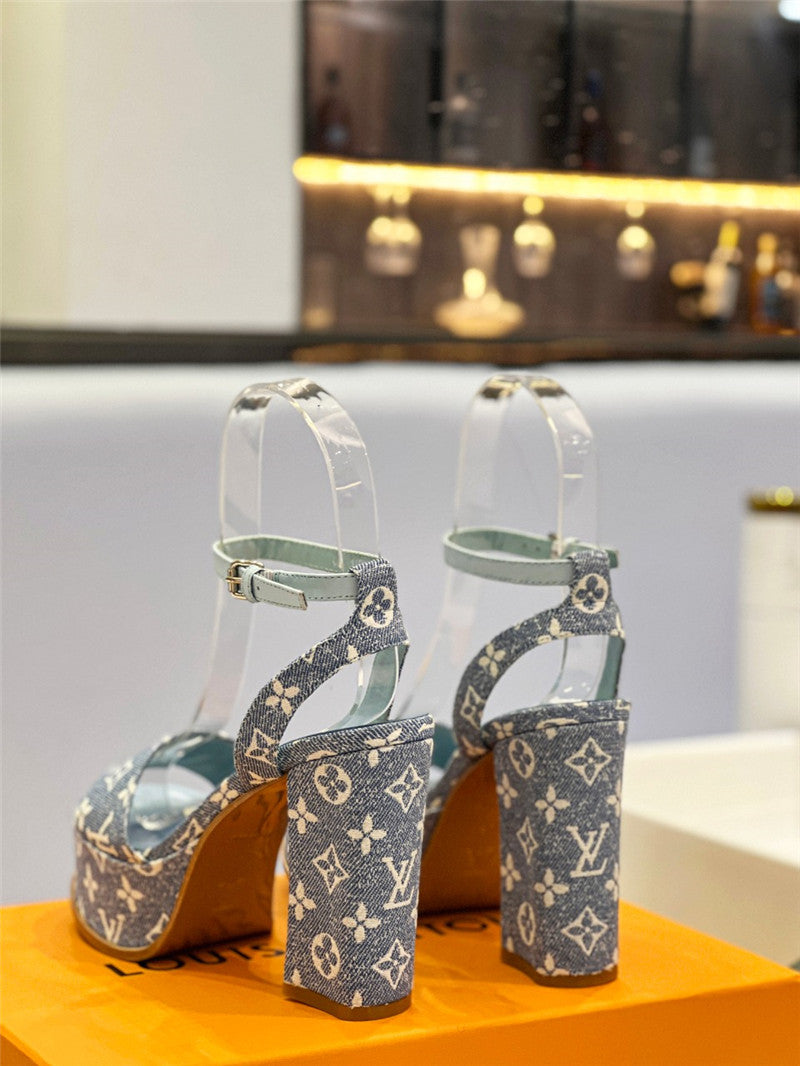 High Quality Luxury Louis Vuitton High Imitation Platform High Heel Sandals product detail