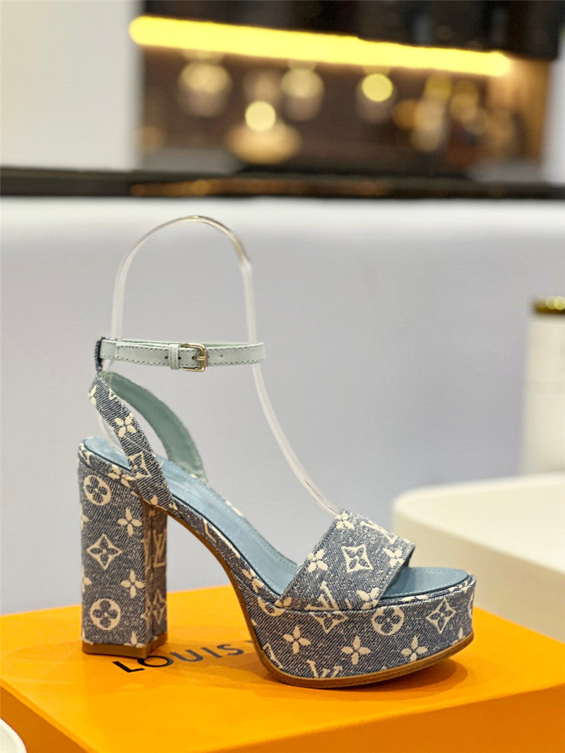 High Quality Luxury Louis Vuitton High Imitation Platform High Heel Sandals product detail