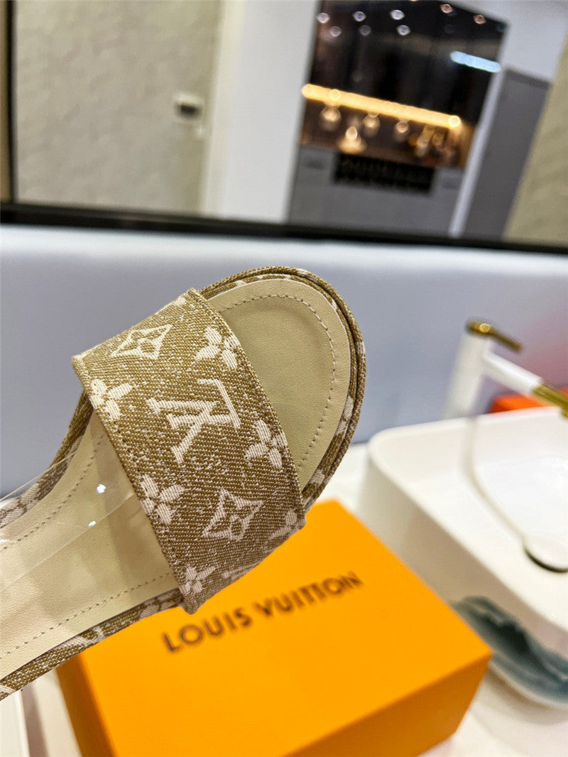 High Quality Luxury Louis Vuitton High Imitation Platform High Heel Sandals – Style 27459 product detail