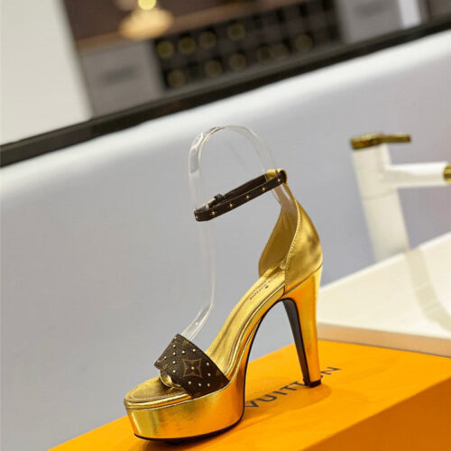 High Quality Luxury Louis Vuitton High Imitation Platform High Heel Sandals – Style 25763 product detail