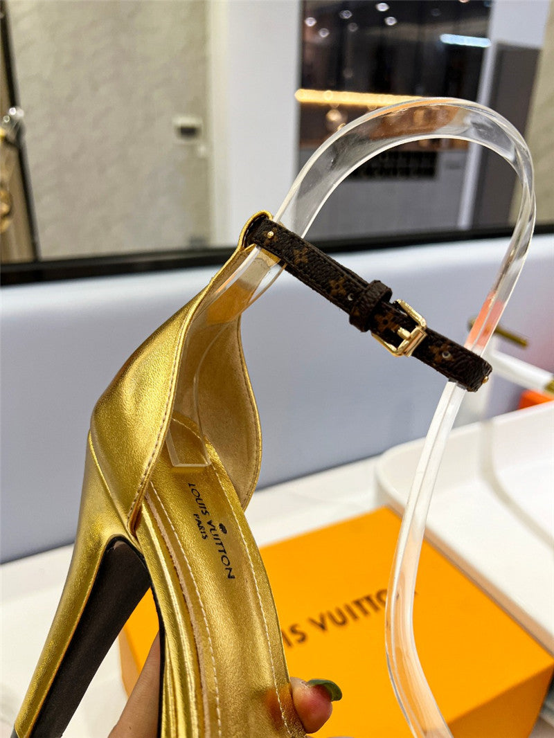 High Quality Luxury Louis Vuitton High Imitation Platform High Heel Sandals – Style 25763 product detail