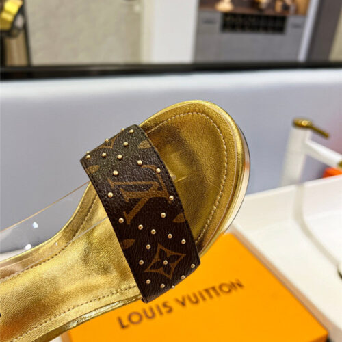 High Quality Luxury Louis Vuitton High Imitation Platform High Heel Sandals – Style 25763 product detail
