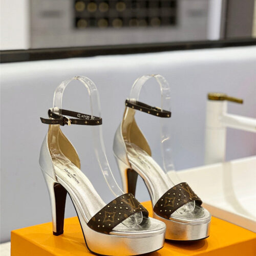 High Quality Luxury Louis Vuitton High Imitation Platform High Heel Sandals – Style 92995