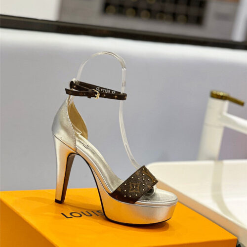 High Quality Luxury Louis Vuitton High Imitation Platform High Heel Sandals – Style 92995 product detail