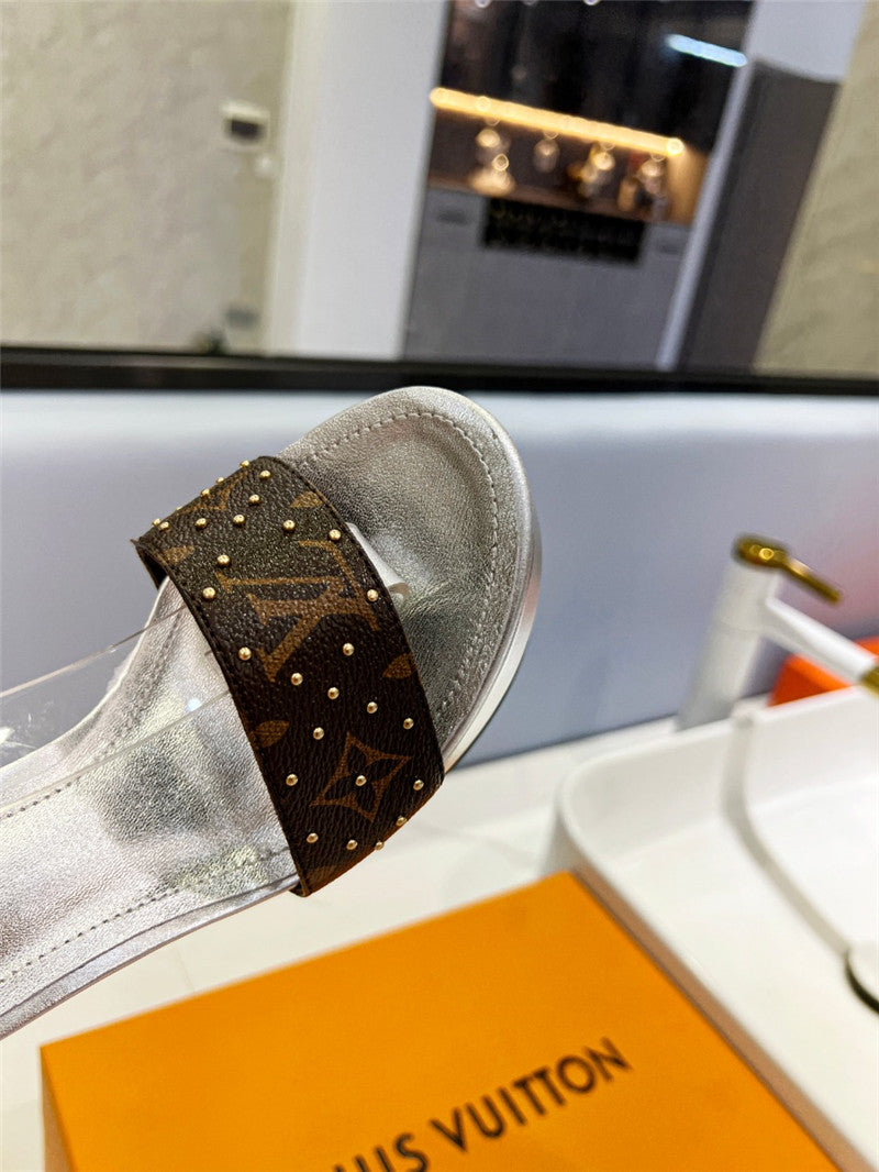 High Quality Luxury Louis Vuitton High Imitation Platform High Heel Sandals – Style 92995 product detail