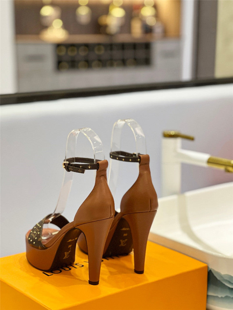 High Quality Luxury Louis Vuitton Platform High-Heeled Sandals product detail