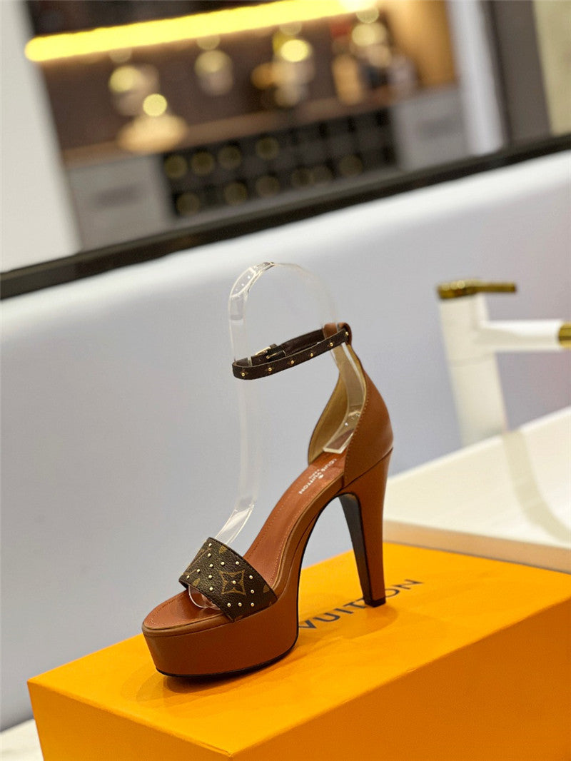 High Quality Luxury Louis Vuitton Platform High-Heeled Sandals product detail