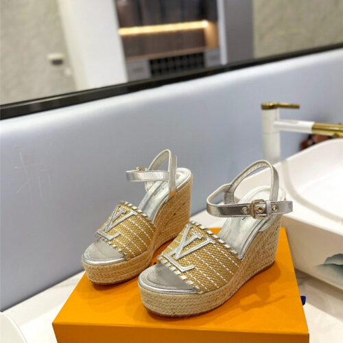 High Quality Luxury Louis Vuitton Latest Catwalk Platform Sandals – Style 95235
