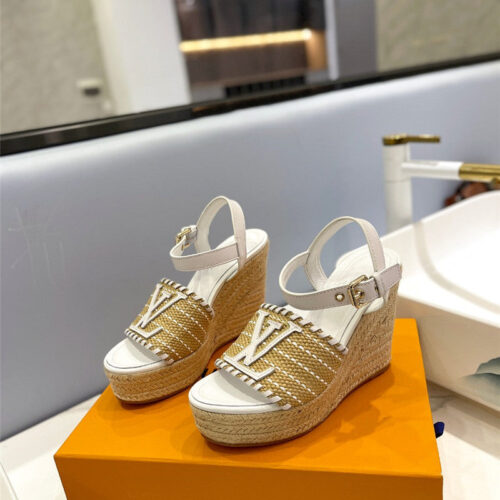 High Quality Luxury Louis Vuitton Latest Catwalk Platform Sandals – Style 34787