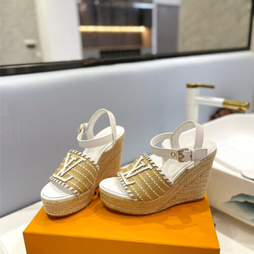 High Quality Luxury Louis Vuitton Latest Catwalk Platform Sandals – Style 34787 alternate view