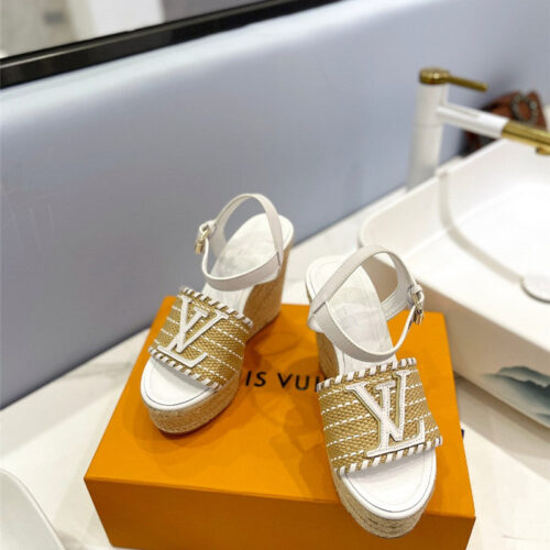 High Quality Luxury Louis Vuitton Latest Catwalk Platform Sandals – Style 34787 product detail