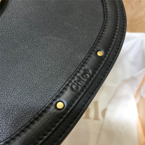 High Quality Luxury Chloe Small Nile Bracelet Bag Black product detail