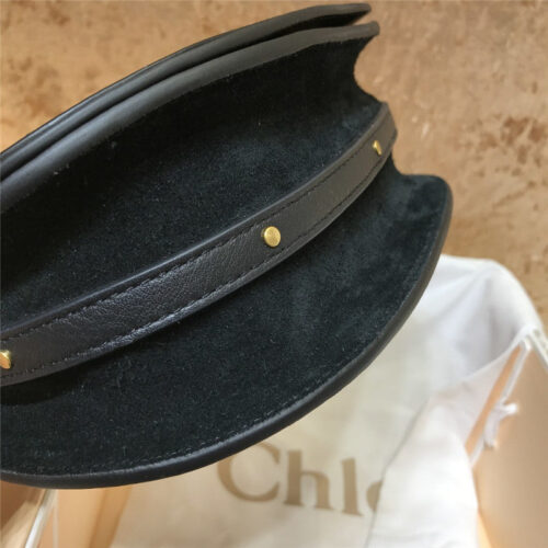 High Quality Luxury Chloe Small Nile Bracelet Bag Black product detail