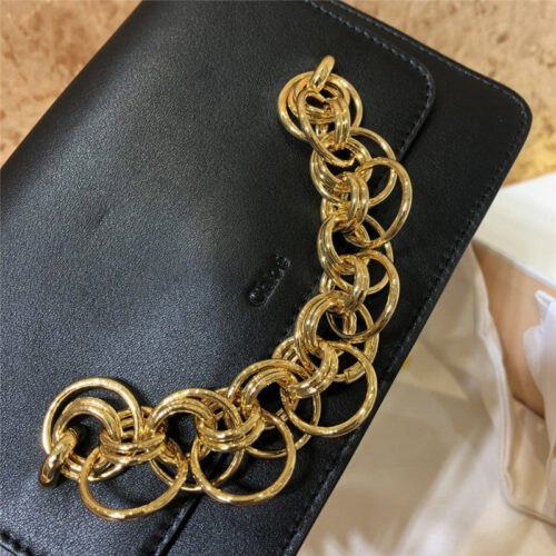 High Quality Luxury Chloe Drew Bijou Leather Clutch Bag Black product detail