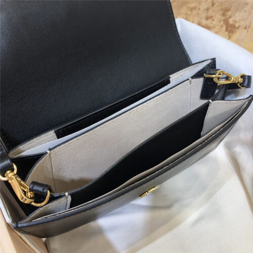 High Quality Luxury Chloe Drew Bijou Leather Clutch Bag Black product detail