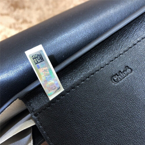 High Quality Luxury Chloe Drew Bijou Leather Clutch Bag Black product detail