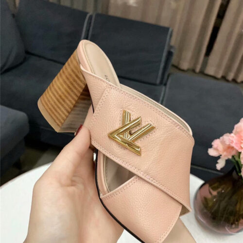High Quality Luxury Louis Vuitton Heels Slippers alternate view