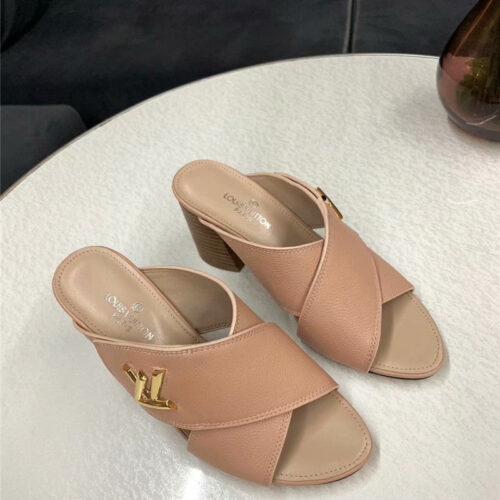 High Quality Luxury Louis Vuitton Heels Slippers product detail