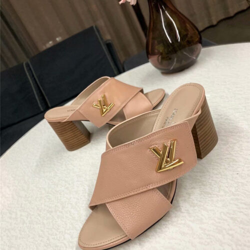 High Quality Luxury Louis Vuitton Heels Slippers product detail