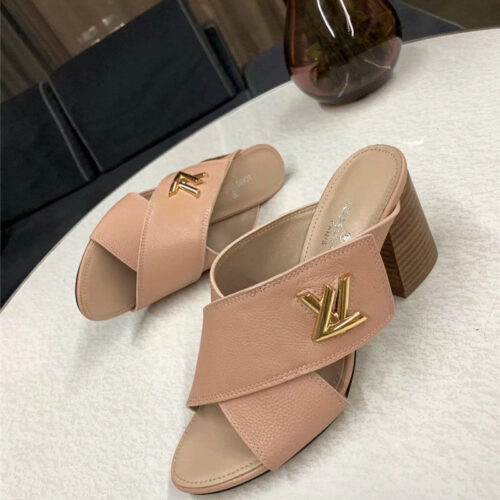 High Quality Luxury Louis Vuitton Heels Slippers product detail